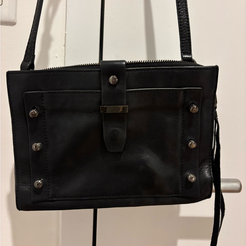 Botkier Black Leather Crossbody Bag